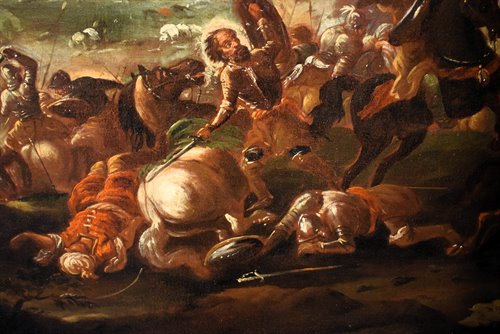 "Bataille, chrétiens contre Turcs"